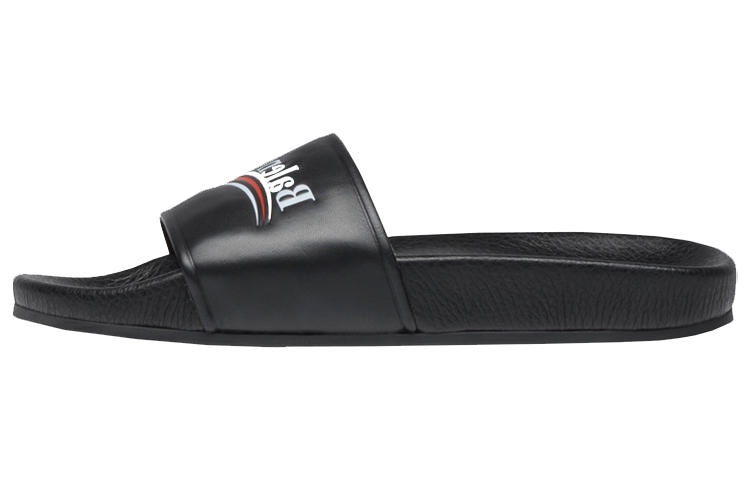 Buy (W) Balenciaga Pool Sandal Politieke Sandalen Zwart 517236WAM001091