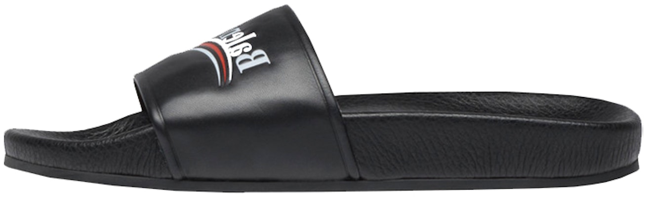 (Women) Balenciaga Pool Sandal Political Sandals Black 517236WAM001091 Buy (Women) Balenciaga Pool Sandal Political Sandals Black 517236WAM001091