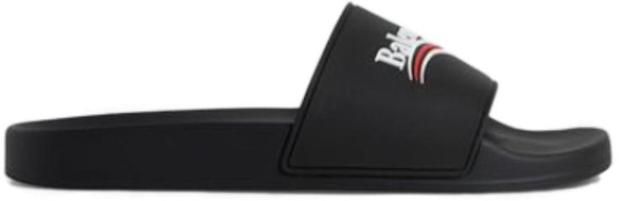 (Women) Balenciaga Pool Sandal Political Sandals Black 517236WAM001091 Order (Women) Balenciaga Pool Sandal Political Sandals Black 517236WAM001091