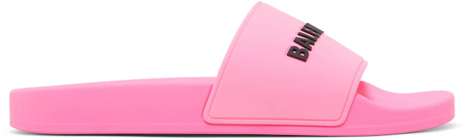 (Women) Balenciaga Pool Slide 'Fluo Pink' 565547-W1S82-5910 (Women) Balenciaga Pool Slide 'Fluo Pink' 565547-W1S82-5910