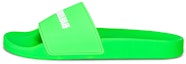 Buy 巴黎世家 Balenciaga 橡膠 套腳露趾 時尚涼拖 女款 螢光綠