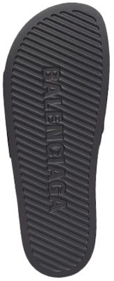 巴黎世家 泳池拖鞋 時尚拖鞋 女款 黑色 Details for 巴黎世家 泳池拖鞋 時尚拖鞋 女款 黑色