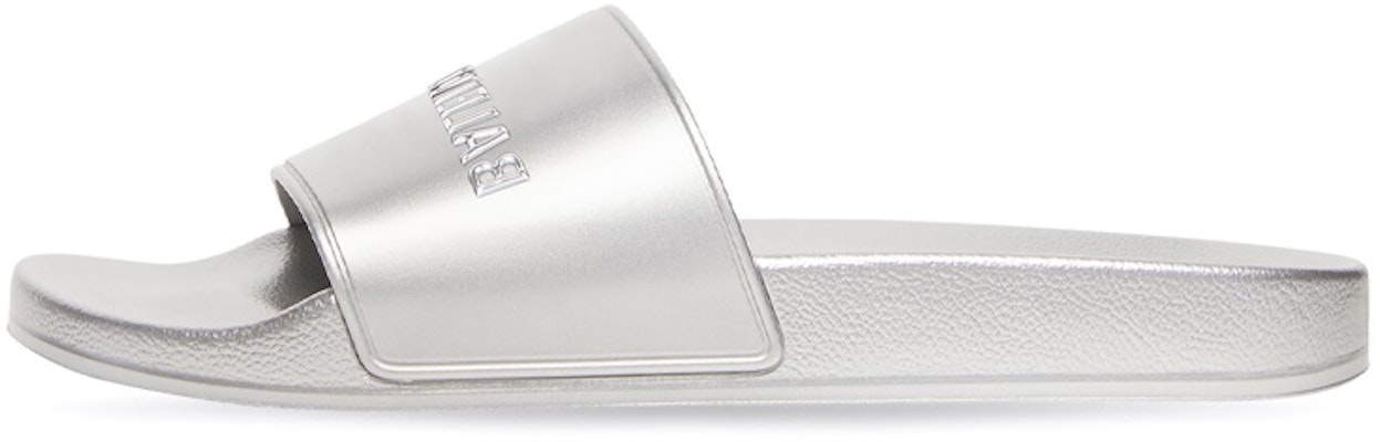 (Women) Balenciaga Pool Slide Sandal 'Silver Fashion' 565547W1S8R8101 Buy (Women) Balenciaga Pool Slide Sandal 'Silver Fashion' 565547W1S8R8101
