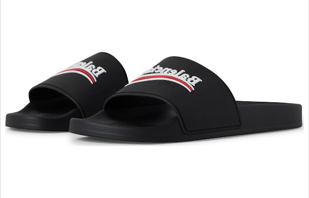 (Women) Balenciaga Pool Slide Sandal Black 776814W1S801096 Lookbook (Women) Balenciaga Pool Slide Sandal Black 776814W1S801096