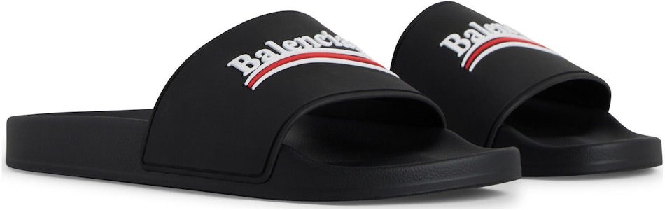 (W) 巴黎世家黑色泳池凉拖鞋 776814W1S801096 Shop (W) 巴黎世家黑色泳池凉拖鞋 776814W1S801096