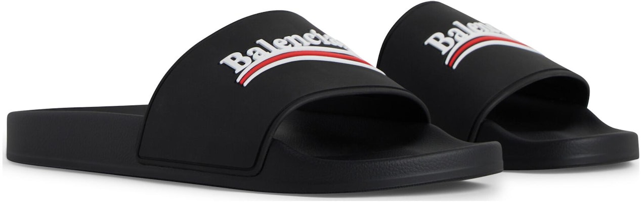 (Women) Balenciaga Pool Slide Sandal Black 776814W1S801096 Shop (Women) Balenciaga Pool Slide Sandal Black 776814W1S801096