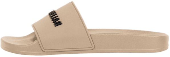 (Women) Balenciaga Pool Slides 'Beige' 565547W1S809710 (Women) Balenciaga Pool Slides 'Beige' 565547W1S809710