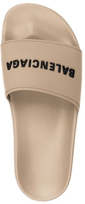 (W) バレンシアガ プールスライド ベージュ 565547 W1S80 9710 Shop (W) バレンシアガ プールスライド ベージュ 565547 W1S80 9710