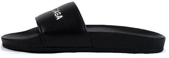 (Women) Balenciaga Pool Slides 'Black White' 517226-WAL00-1006 (Women) Balenciaga Pool Slides 'Black White' 517226-WAL00-1006