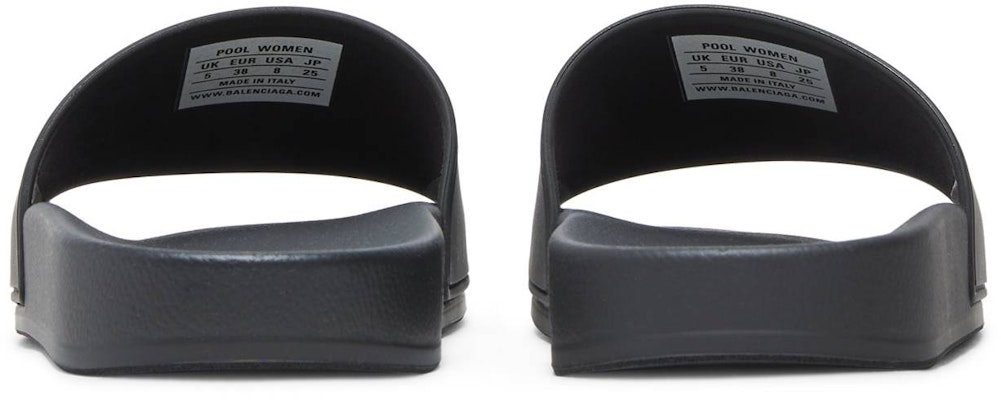 (W) 발렌시아가 뉴욕 풀 슬라이드 (블랙) 689030-W1S9A-1008 Details for (W) 발렌시아가 뉴욕 풀 슬라이드 (블랙) 689030-W1S9A-1008