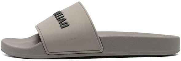 (Women) Balenciaga Pool Slides 'Grey' 565547-W1S80-1010 (Women) Balenciaga Pool Slides 'Grey' 565547-W1S80-1010