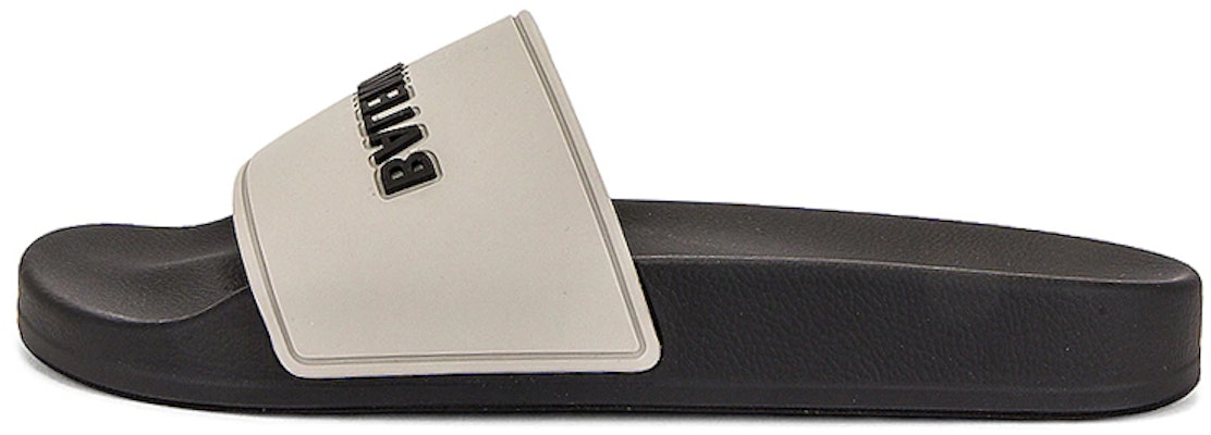 (Women) Balenciaga Pool Slides 'Grey Black' 565547-W1S8A-1013 Buy (Women) Balenciaga Pool Slides 'Grey Black' 565547-W1S8A-1013