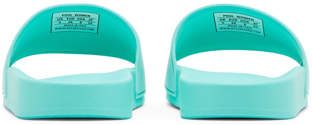 (Women) Balenciaga Pool Slides 'Mint' 565547-W1S80-3410 Details for (Women) Balenciaga Pool Slides 'Mint' 565547-W1S80-3410
