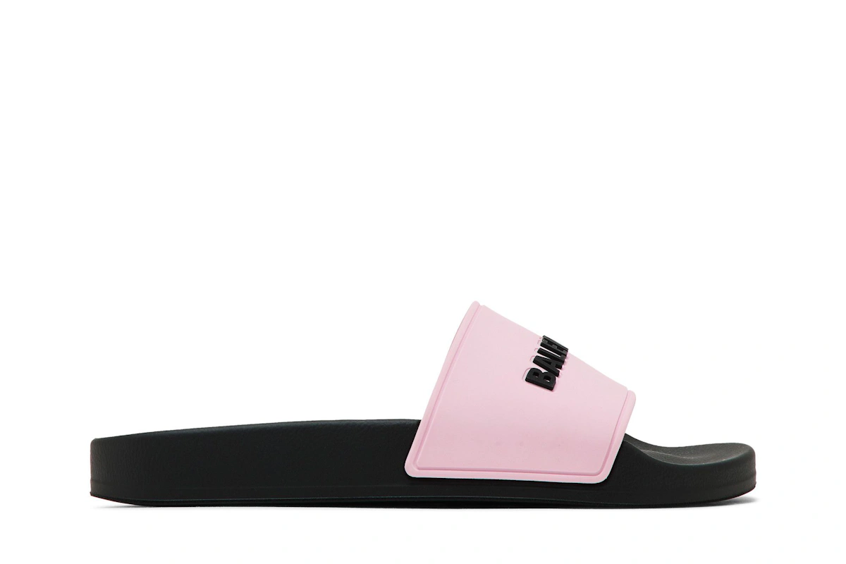 (Women) Balenciaga Pool Slides 'Pink Black'