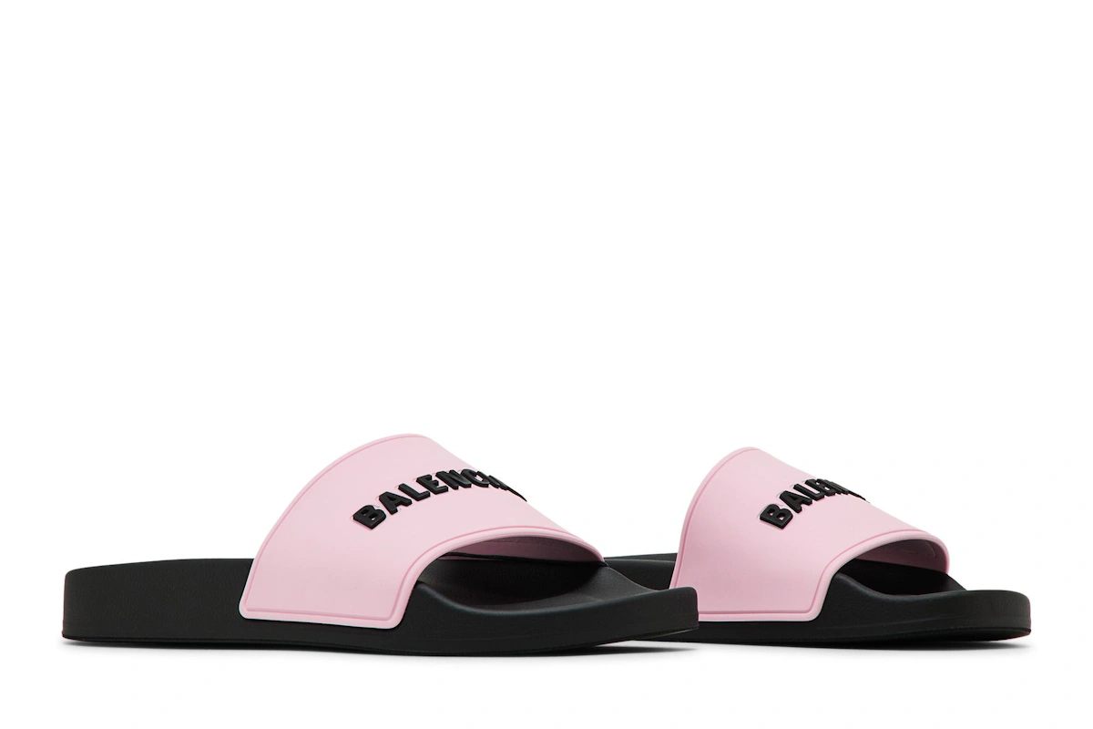 (Women) Balenciaga Pool Slides 'Pink Black'