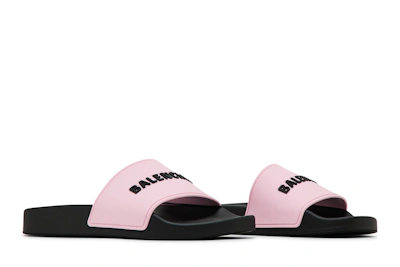 (Women) Balenciaga Pool Slides 'Pink Black'