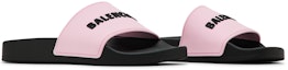 Cheap (W) Balenciaga Selipar Kolam 'Merah Jambu Hitam' 565547-W1S8A-5610