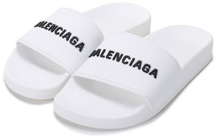 (W) 巴黎世家泳池拖鞋 '白黑' 565547-W1S83-9034 Lookbook (W) 巴黎世家泳池拖鞋 '白黑' 565547-W1S83-9034