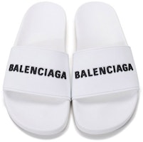 (W) 巴黎世家泳池拖鞋 '白黑' 565547-W1S83-9034 Shop (W) 巴黎世家泳池拖鞋 '白黑' 565547-W1S83-9034