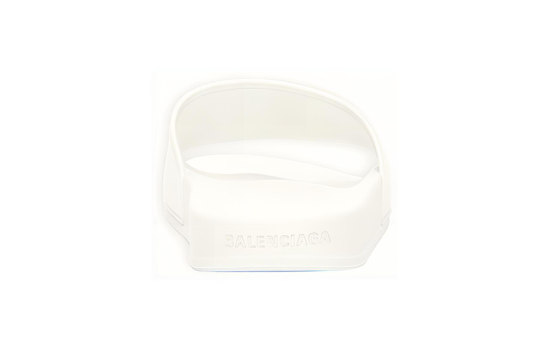 Shop (W) Sandalias Balenciaga Pool Slides 'Blanco Negro' 656434-W1S8B-9034