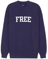 (Women) Balenciaga Pullover Sweatshirt Navy Blue Logo Print Regular Fit 652981TKVD43967 (Women) Balenciaga Pullover Sweatshirt Navy Blue Logo Print Regular Fit 652981TKVD43967