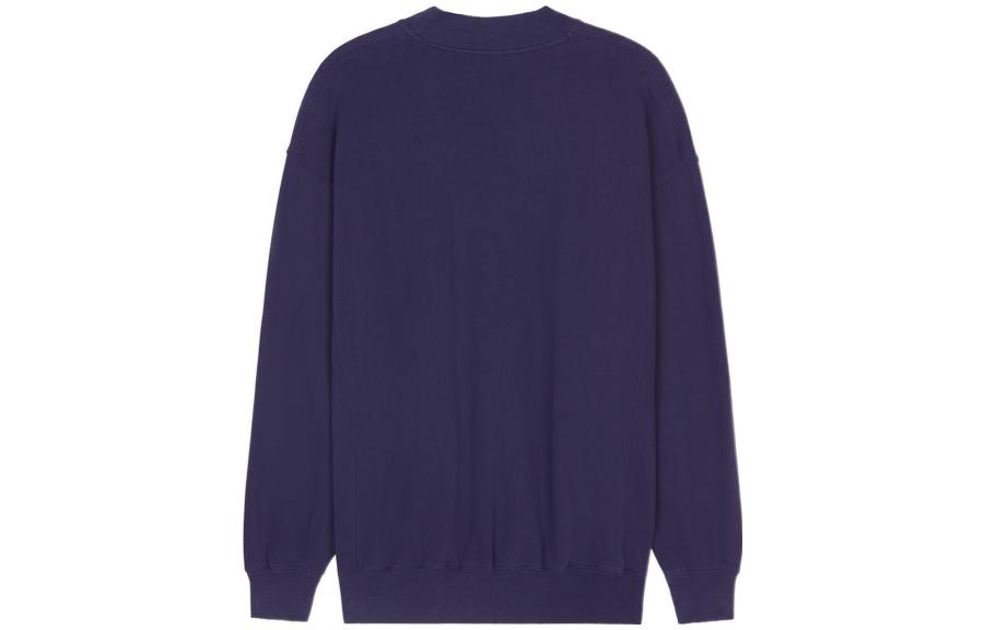 Lookbook (W) バレンシアガ プルオーバー スウェットシャツ ネイビーブルー ロゴプリント 652981TKVD43967