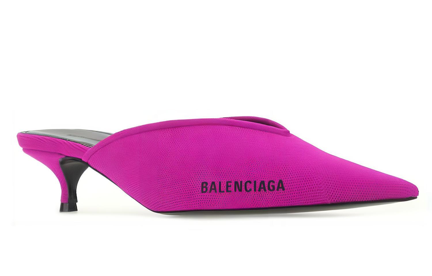 Lookbook 巴黎世家 Balenciaga 女士紫色凉鞋