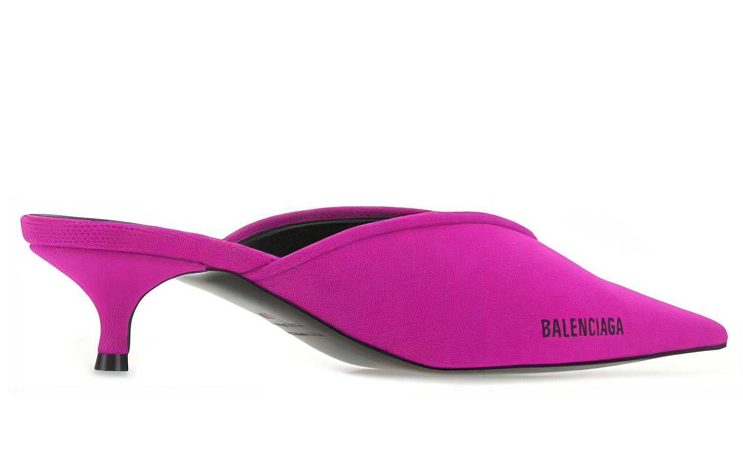 Shop 巴黎世家 Balenciaga 女士紫色凉鞋
