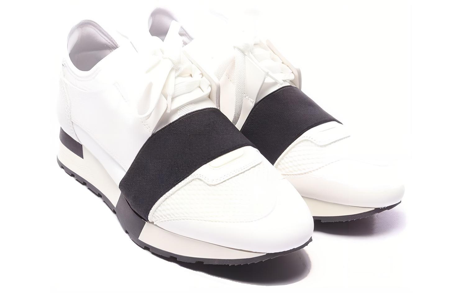 (W) Balenciaga Race RNNR 'White Black' 圖 2