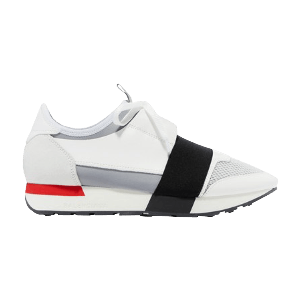 (Women) Balenciaga Race Runner 'White Black Grey' 2017  477283-W0YXG-9057