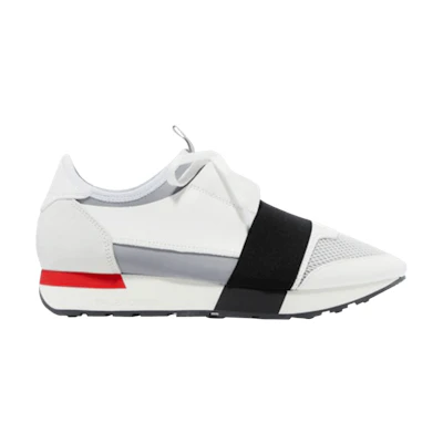 (W) Balenciaga Race RNNR 'White Black Grey' 2017