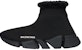 (W) Balenciaga Recycled Speed 2.0 Sneaker 'Hitam' 669789-W2DI3-1000