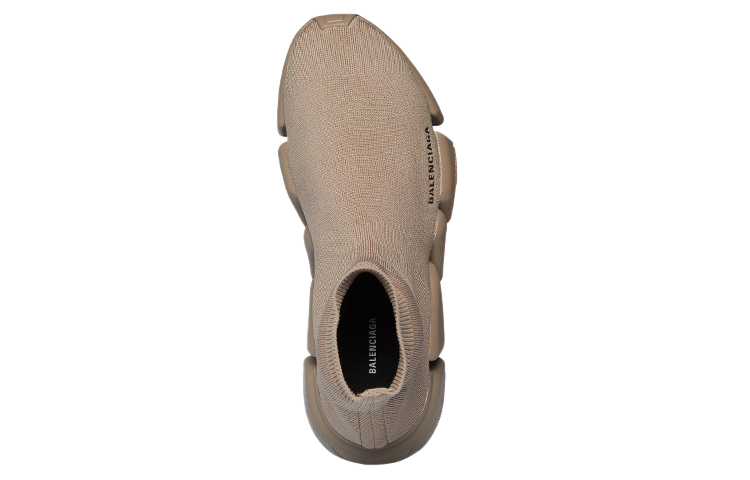 Shop (W) Balenciaga Speed 2.0 Recicladas Zapatillas 'Beige Oscuro' 617196-W2DB1-9911