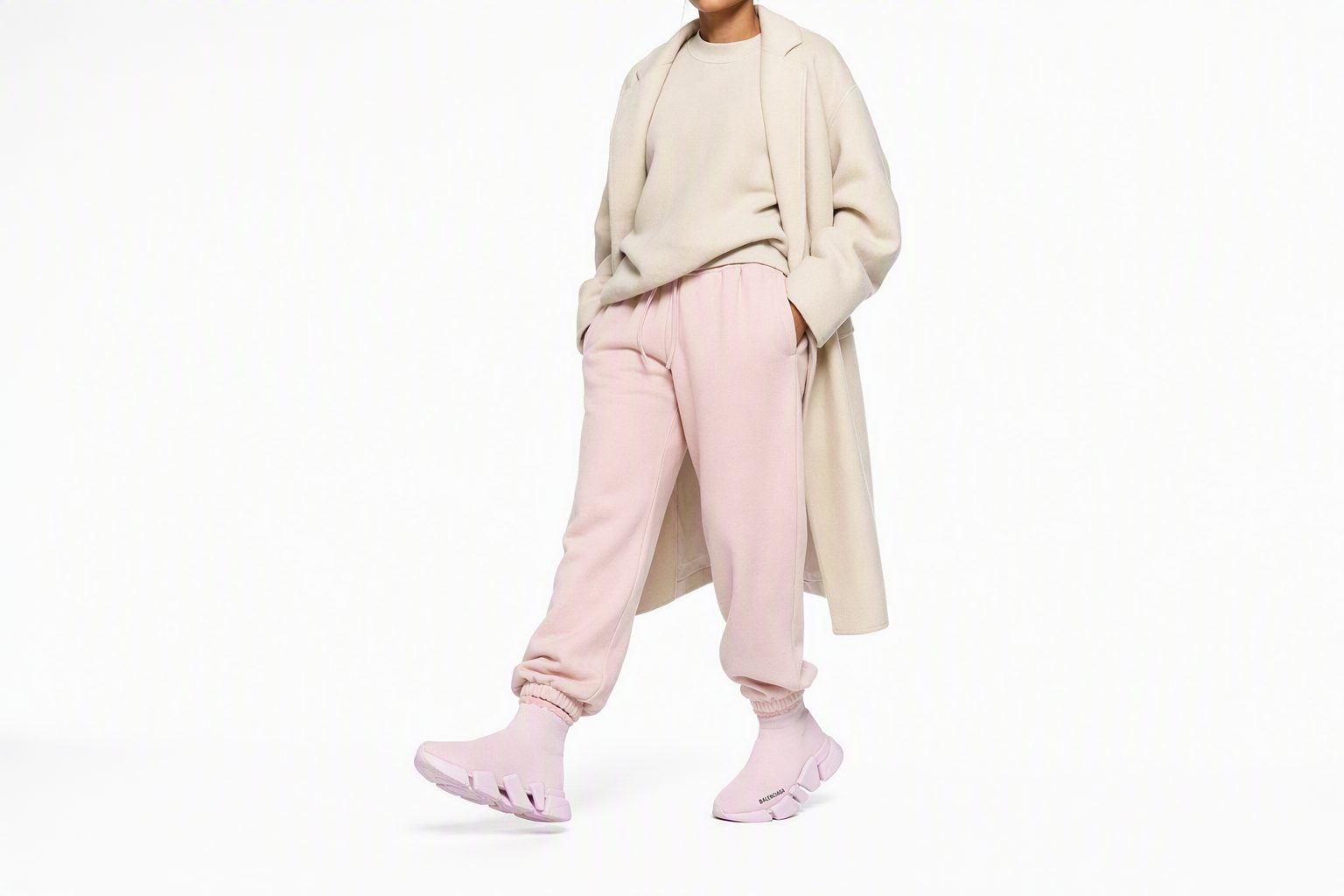 Order (Women) Balenciaga Recycled Speed 2.0 Sneaker 'Pink' 669789W2DI35601