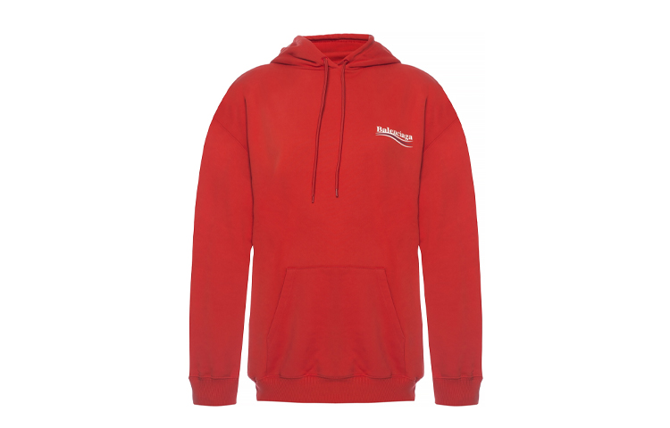 (Women) Balenciaga Red Coca-Cola Wave Hoodie Regular Fit 556103TBV146403 圖 2