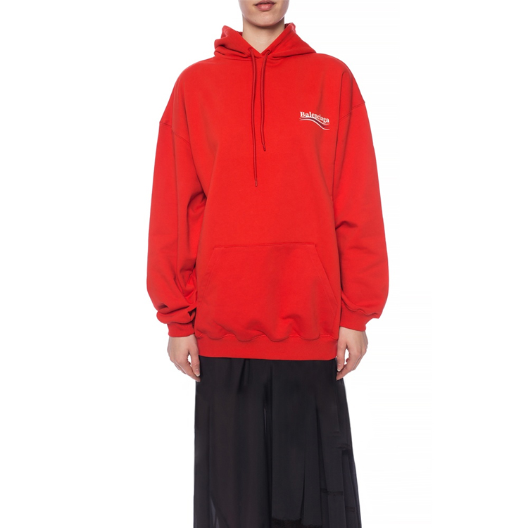 (Women) Balenciaga Red Coca-Cola Wave Hoodie Regular Fit 556103TBV146403 圖 3