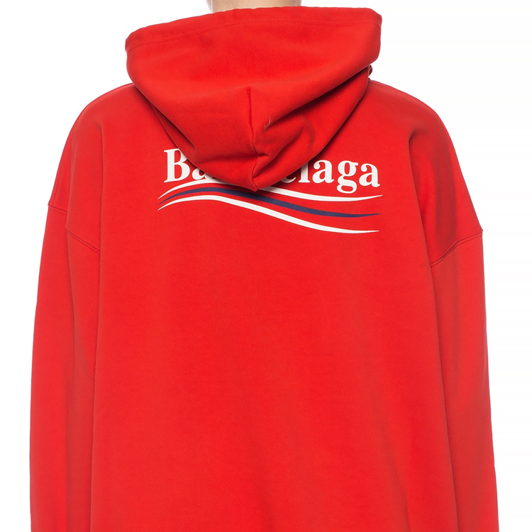 (Women) Balenciaga Red Coca-Cola Wave Hoodie Regular Fit 556103TBV146403 圖 5