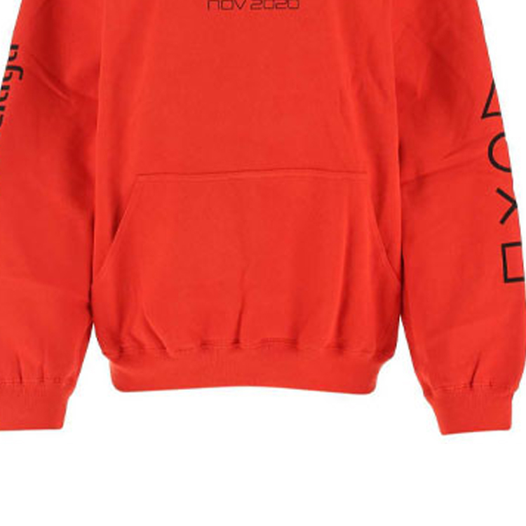 (Women) Balenciaga Red Hoodie with Solid Color and Letter Print Design. 651799TKVF46552 圖 7