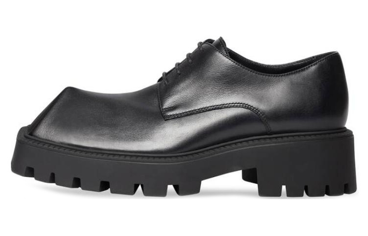 (Women) Balenciaga Rhino Derby Shoes 'Black Smooth Calfskin' 712391WBB501000