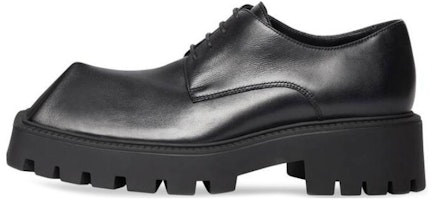 (Women) Balenciaga Rhino Derby Shoes 'Black Smooth Calfskin' 712391WBB501000 (Women) Balenciaga Rhino Derby Shoes 'Black Smooth Calfskin' 712391WBB501000