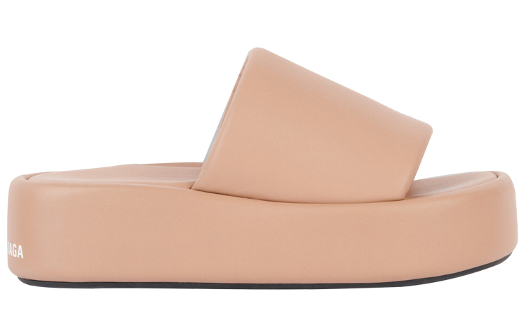 Order (W) Balenciaga Rise ''Claquettes Mode Beige à Semelle Épaisse''. 656960WA2M37090