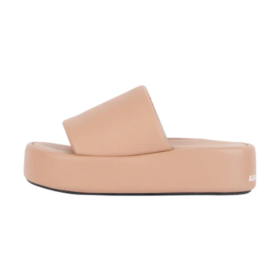 (W) Balenciaga Rise 'Beige Thick-Bottomed Fashion Slides'