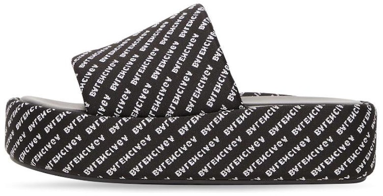 (Women) Balenciaga Rise Platform Slide 'Allover Print - Black White' 656988-W2EK0-1090 Buy (Women) Balenciaga Rise Platform Slide 'Allover Print - Black White' 656988-W2EK0-1090