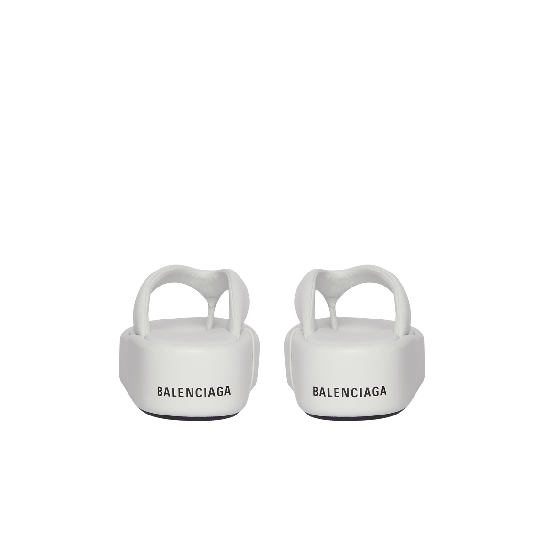 Lookbook （女款）Balenciaga Rise 夾腳涼鞋 '白色' 693549-WBDA1-9010
