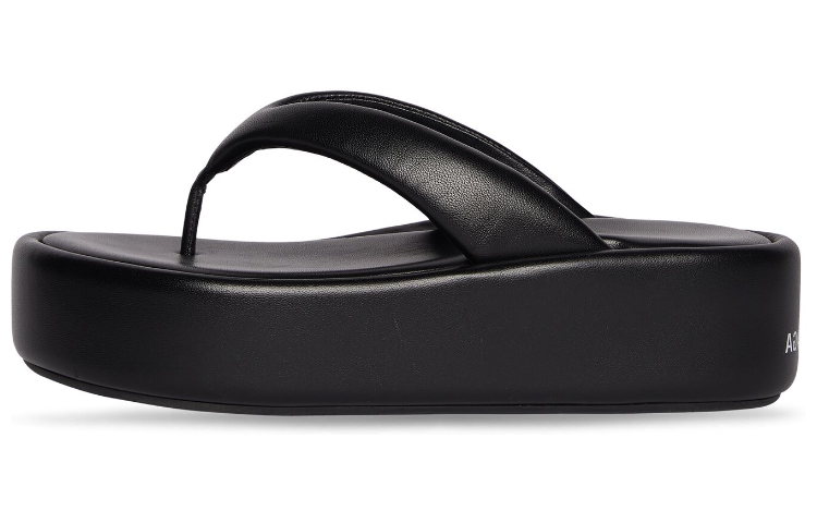 Buy (W) Sandal Balenciaga Rise Thong 'Hitam' 693549WBDA11090