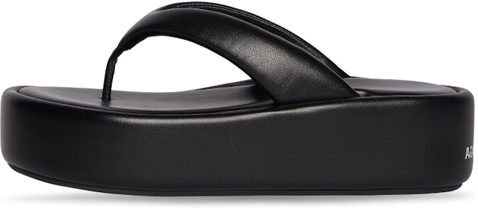 巴黎世家 Rise 平底圆頭时尚凉拖 女款 黑色 Buy 巴黎世家 Rise 平底圆頭时尚凉拖 女款 黑色