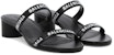 (Women) Balenciaga Round 40mm Sandals 'Black' 695000WCAE11090