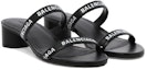 Shop (Women) Balenciaga Round 40mm Sandals 'Black' 695000WCAE11090