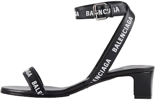 (Women) Balenciaga Round Cowhide Sandals Black 612093WBAE11090 (Women) Balenciaga Round Cowhide Sandals Black 612093WBAE11090