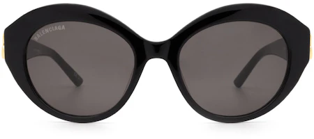 Order (W) Balenciaga 圓框時尚太陽眼鏡 黑色 BB0133S001